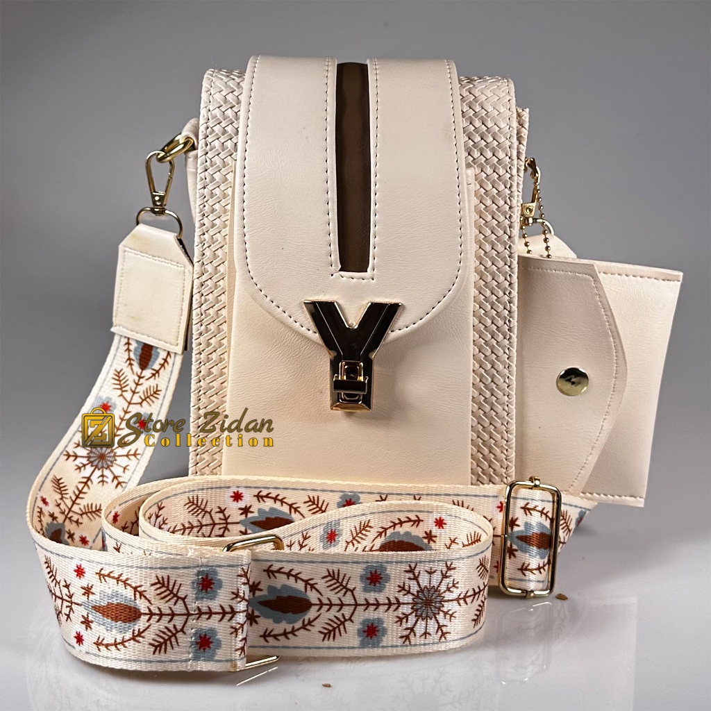Store Zidan - KAGURA BAG TAS WANITA DOMPET HP Bisa Untuk Muat 2 Handphone