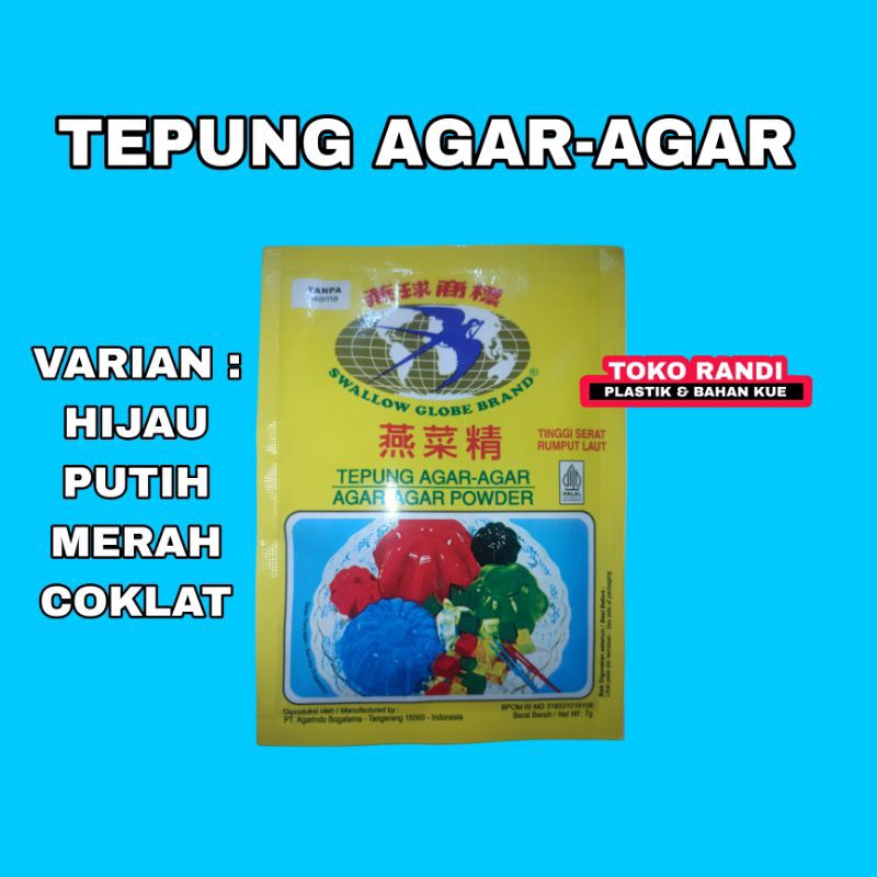 

Swallow Globe Brand Agar-Agar