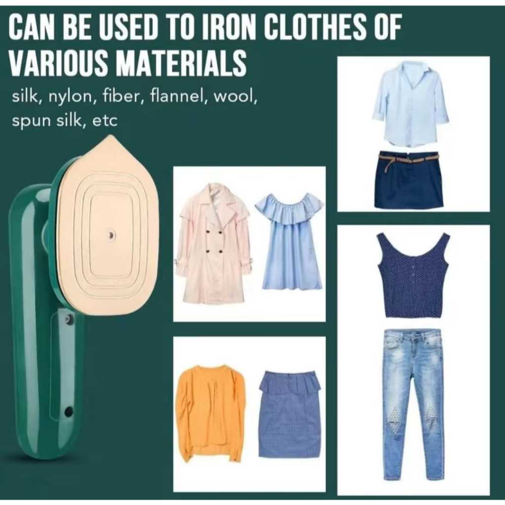 (Ps) Setrika Uap Portable - Setrika Uap Mini Travel Portable