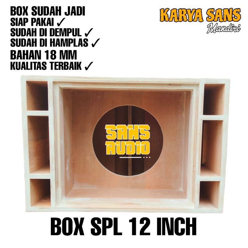 Box speaker spl 12 inch mentahan