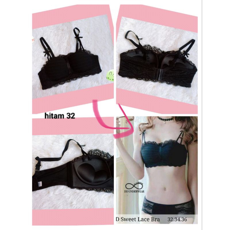 BRA hitam wanita / Bra push up hitam cewek