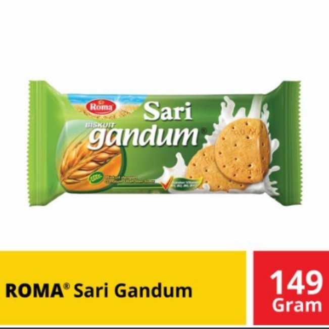 

ROMA SARI GANDUM 149 GR ECER