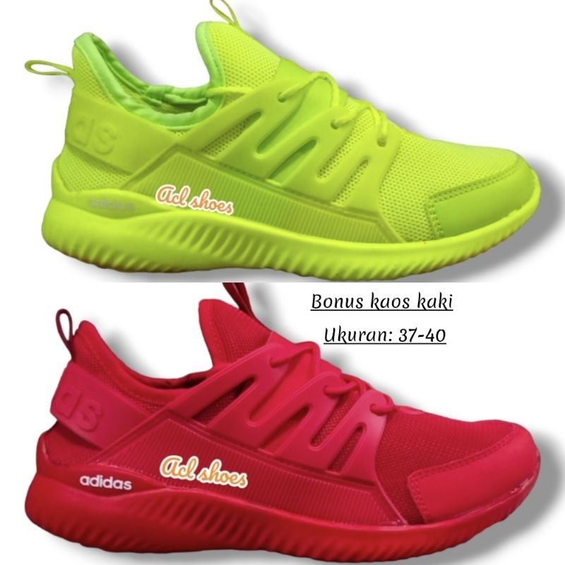 Sepatu Running Joging Olahraga Lari Gym Fitnes Cewe Sport Adidas Alphabounce Kuning Import Termurah 