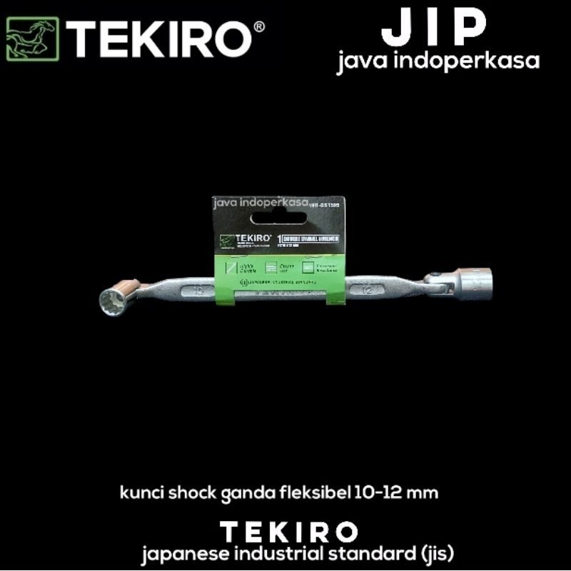 TEKIRO WR-DS1595 kunci sok ganda ukuran 10 - 12 mm merk tekiro
