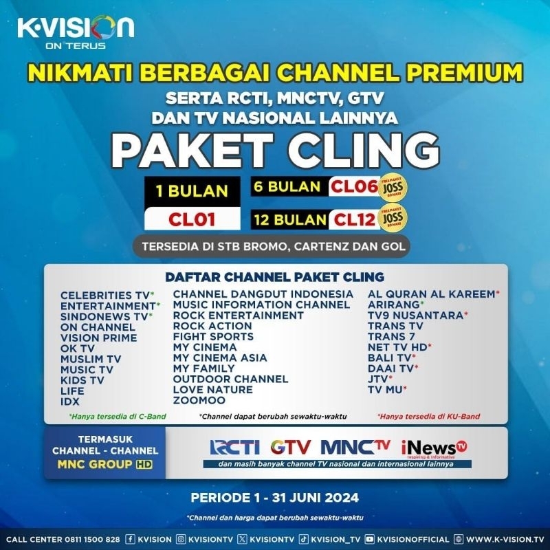 Paket Cling Kvision