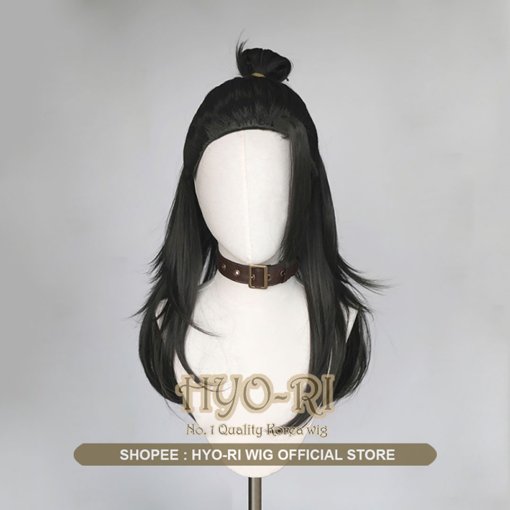 HYO-RI WIG : WIG GETO SUGURU WIG SUGURU GETO RAMBUT PANJANG WIG KENJAKU WIG COSPLAY ANIME JUJUTSU KA