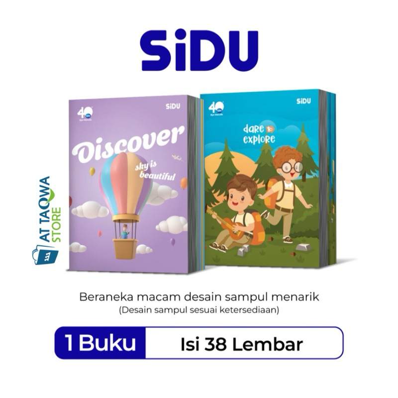 

[1 BUKU] Buku Tulis Sinar Dunia 38 Lembar - Buku Sidu