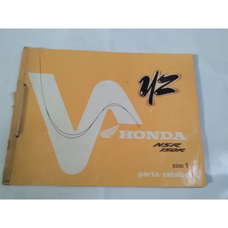 buku part katalog nsr 150 r asli bukan copy