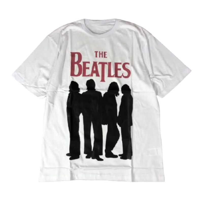 Baju Kaos Pull&Bear Oversize THE BEATLES - T Shirt Band Vintage The Beatles Oversize