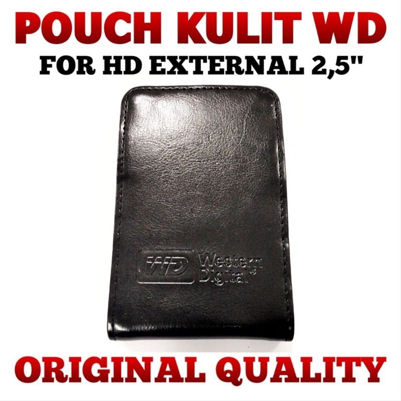 Softcase / Soft Pouch Kulit Hard Disk External 2.5" Black [ SALE ] HardDisk / SSD External Seagate/W