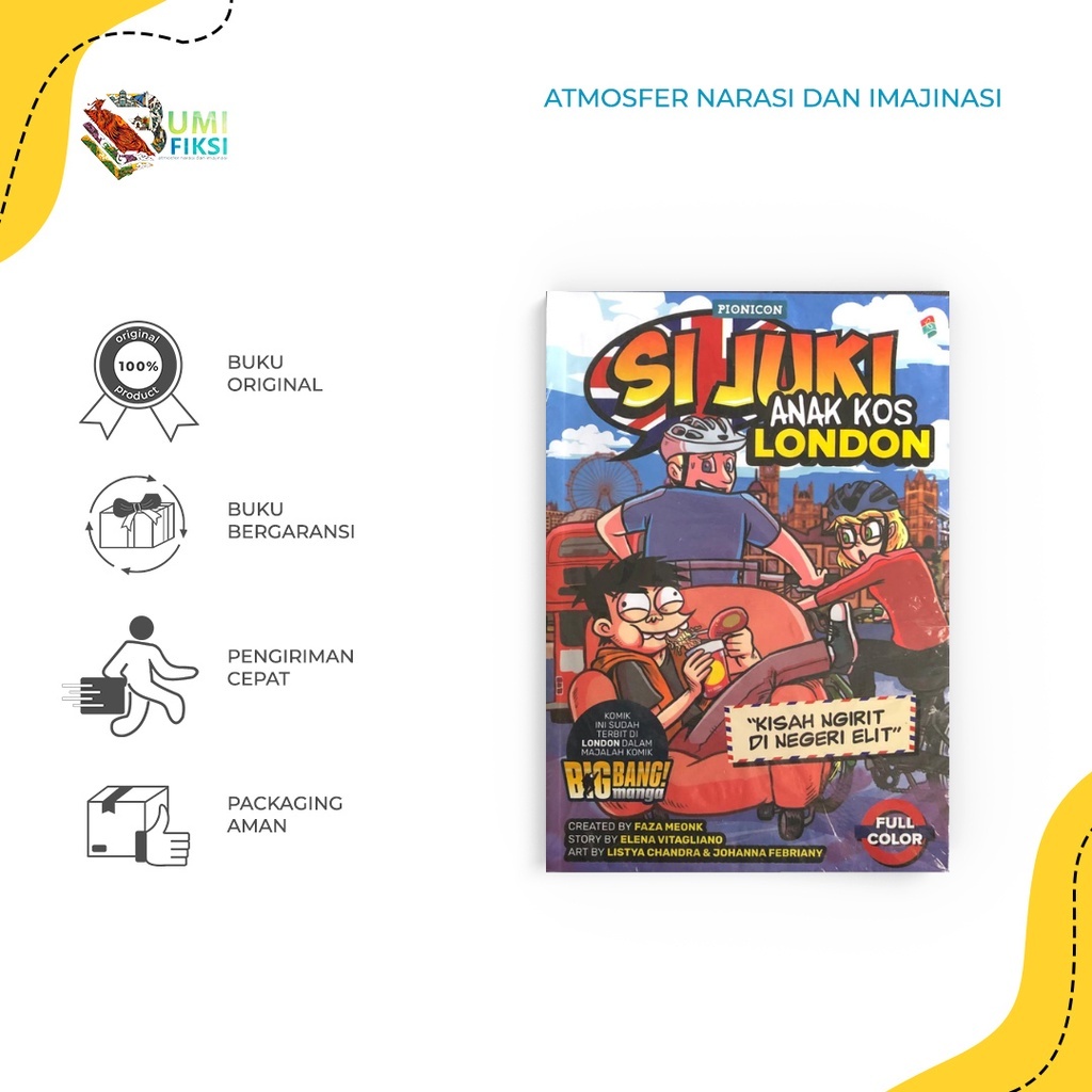 Komik - Si Juki Anak Kos London - Pionicon - Bukune - Bumifiksi
