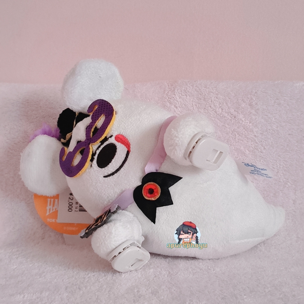 Gantungan Boneka Disney Mickey Mouse Tokyo Disney Resort 2023 40th Halloween Mask Mickey Masquerade 