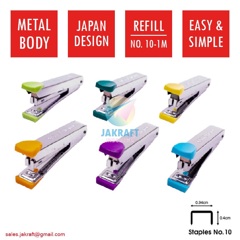 

TREND AWAL TAHUN 1 Pcs Stapler Hekter Kecil Murah JOYKO HD1CL Refill Isi Staples No1 No11M