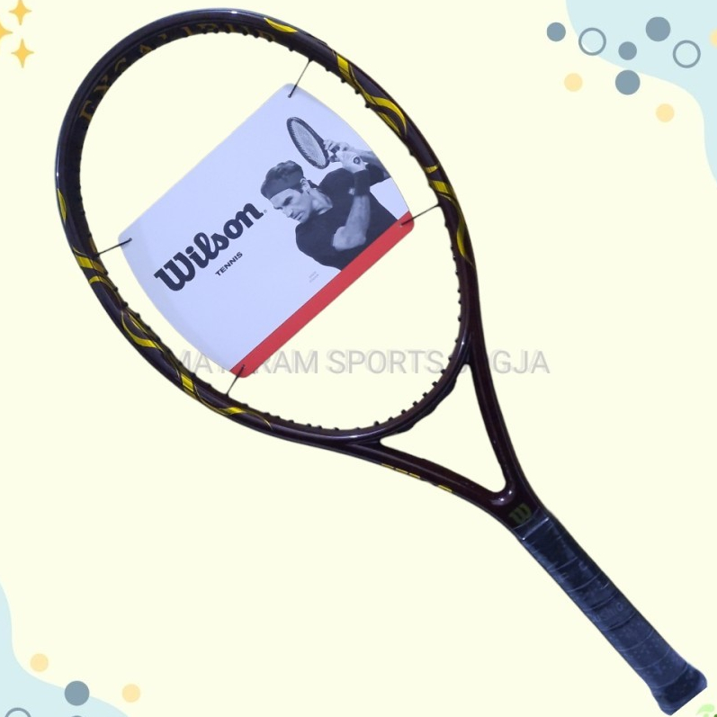 Raket Tenis Wilson Excalibur Burgundy Gold Original