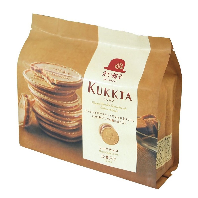 

Kukkia Milk Chocolate Cookie Isi 12 Pcs Kukkia Green Tea Biscuit Jepang