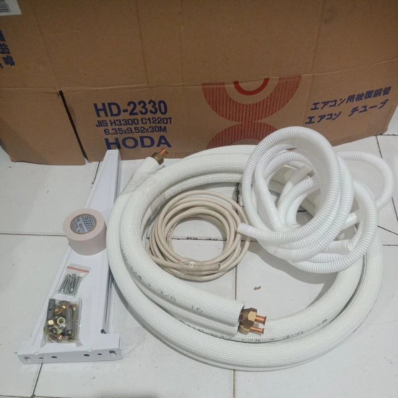Paket pipa AC 5meter Artic 1/2pk 3/4pk 1pk