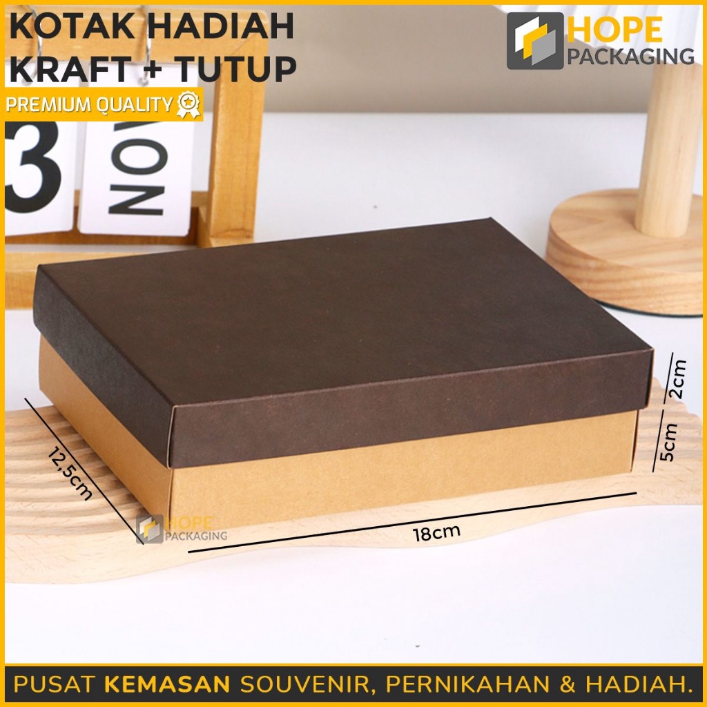 

EKSKLUSIF Kotak Hadiah Kraft Tutup Size 18x125x5cm Packaging Kado Gift Box Kotak Kado Kotak Baju Kotak Coklat Kue Cookies Kotak Kado Gift Box Hampers Ultah Hijab