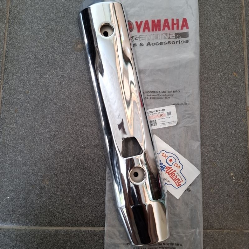 Protector muffler tameng cover tutup pelindung tameng knalpot nouvo Z | 2D5-E4718-00