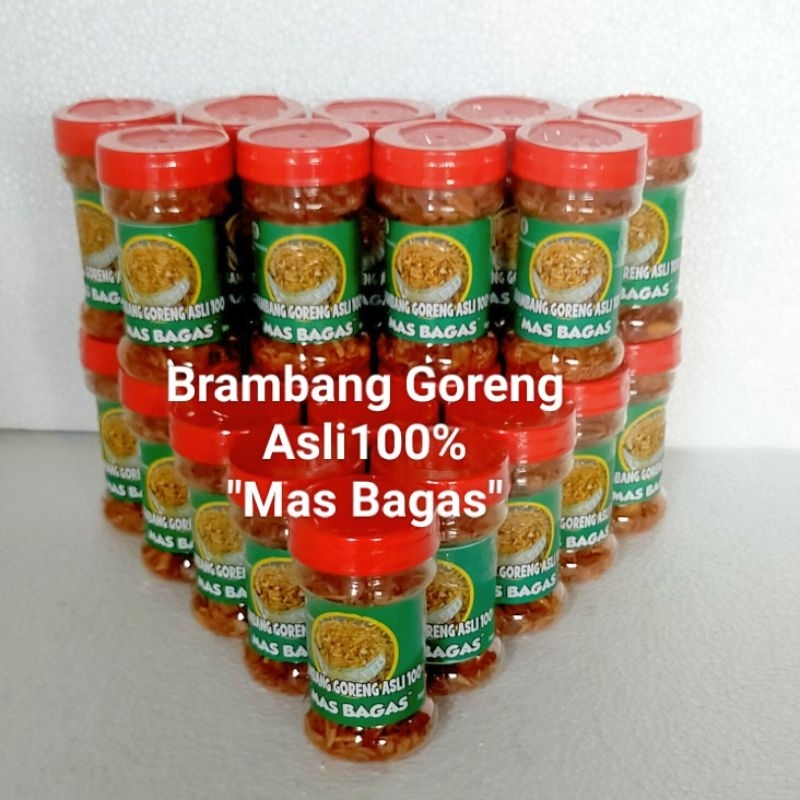 

Brambang Goreng Asli 100% Mas Bagas 35gr