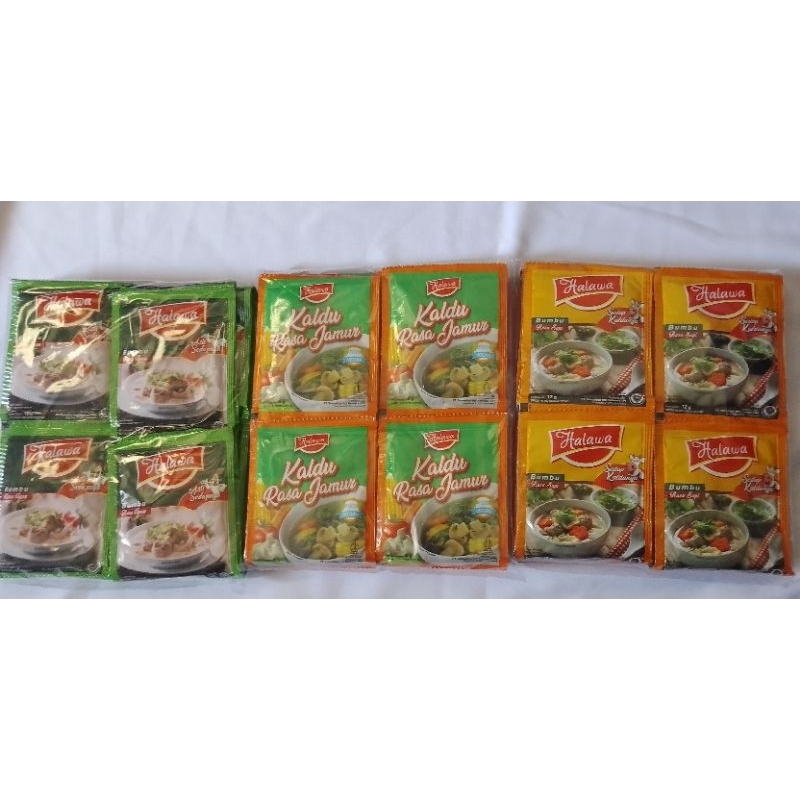 

Halawa Bumbu Penyedap dengan Probiotik/Rasa ayam/sapi/jamur
