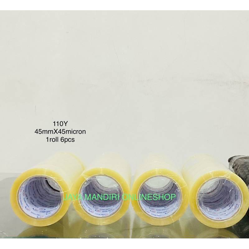 

STAR TAPE LAKBAN/ SELOTIP BENING & COKLAT 45mm(2”)X45mic 110Yard