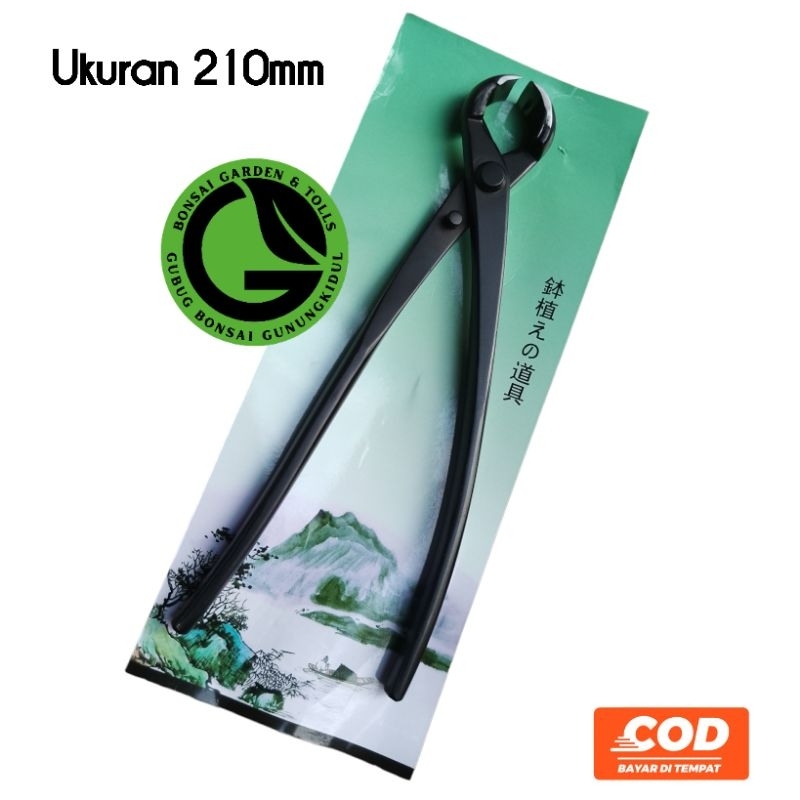 catok bulat cembung krekut bonsai 21cm
