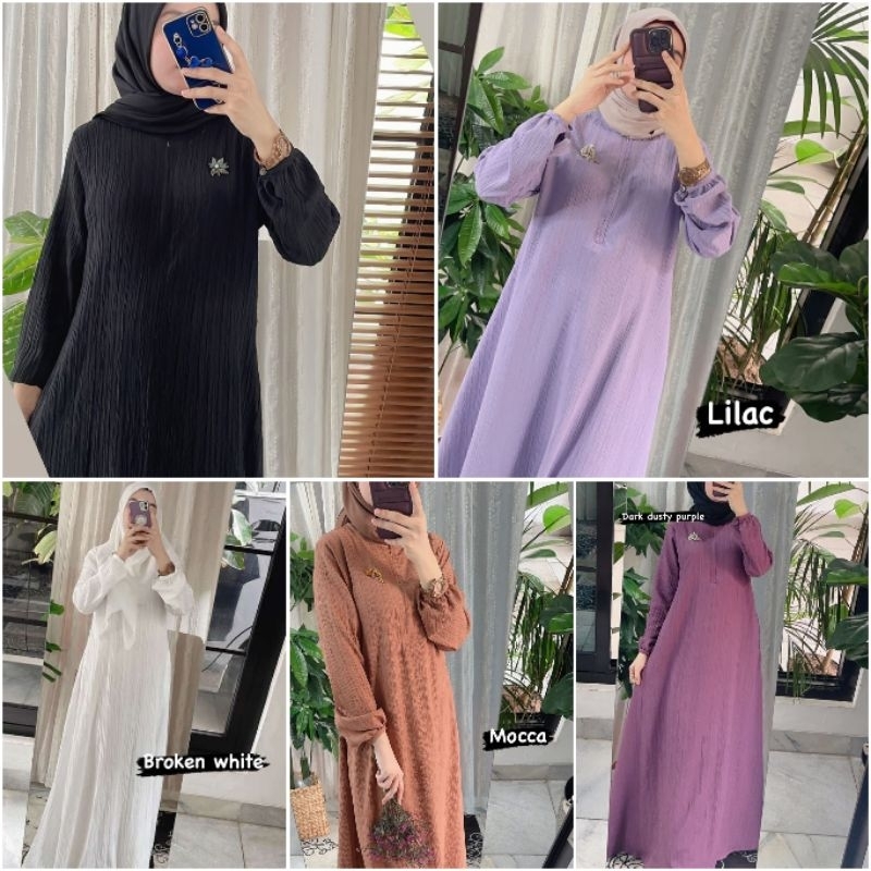 Jannat Umnia 4 dress gamis maxi dress wanita
