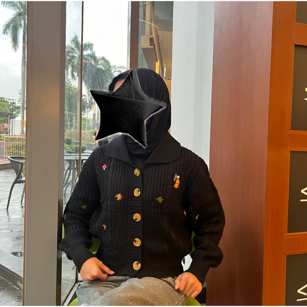 Knitwear Cardigan Sweater Myeongdong Korea 0307-1