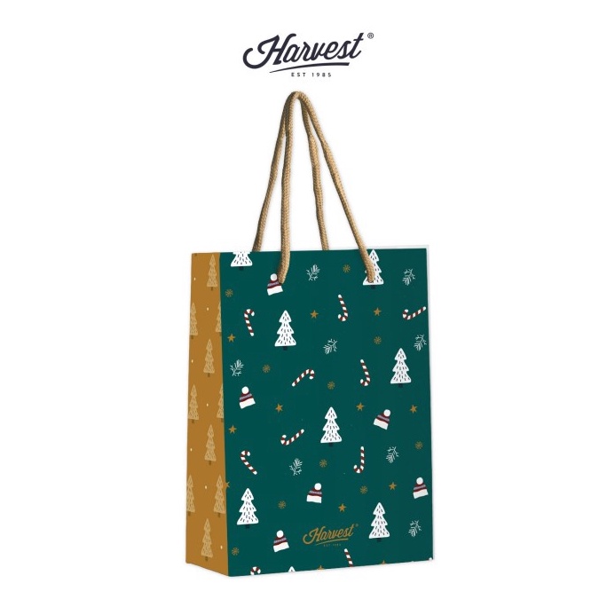 

TERBATAS Paper Bag Natal Christmas Harvest Rejoice Xmas L Green