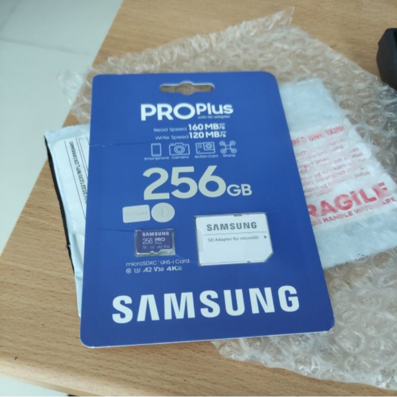 Samsung PRO PLUS 256GB Free Adapter ORIGINAL Garansi Resmi