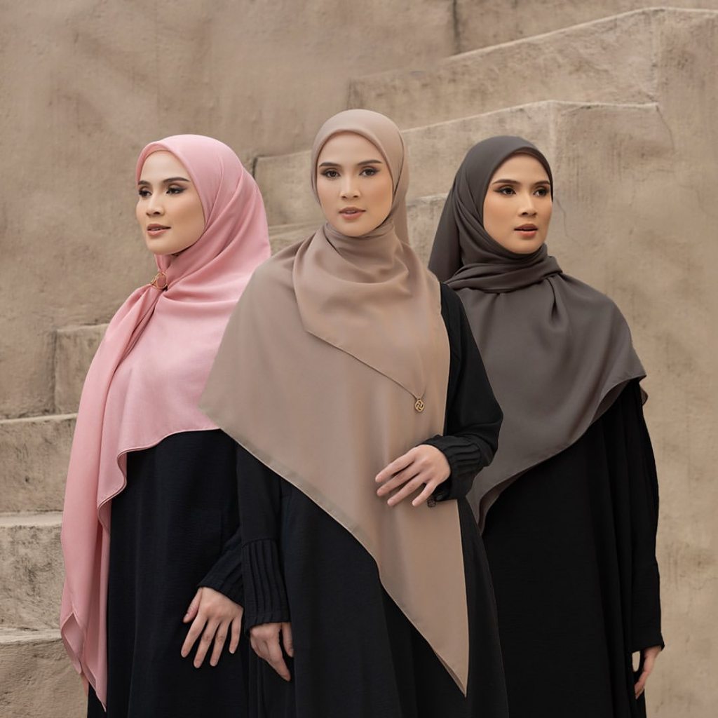 LURISTORE | DEENAY MATTE GOLD SYARI SERIES ORIGINAL | Kerudung Segi Empat Polos Terbaru