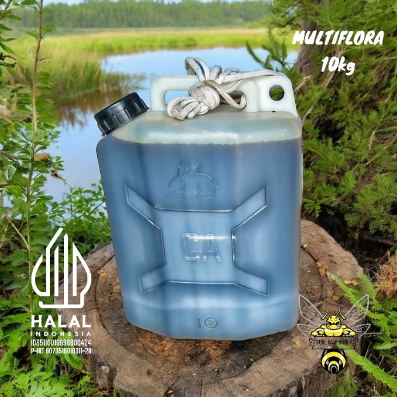 

MADU MULTIFLORA KEMASAN 10KG ASLI 100% DARI LEBAH MELIEFERAH