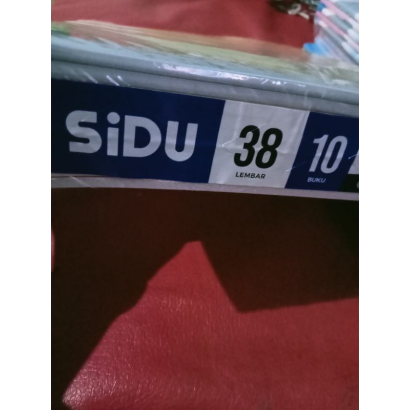 

Buku Tulis Sidu isi 38 lembar dengan 10 pack, Buku Alat Tulis Anak, Buku Alat Tulis, Peralatan Tulis, Perlengkapan Sekolah