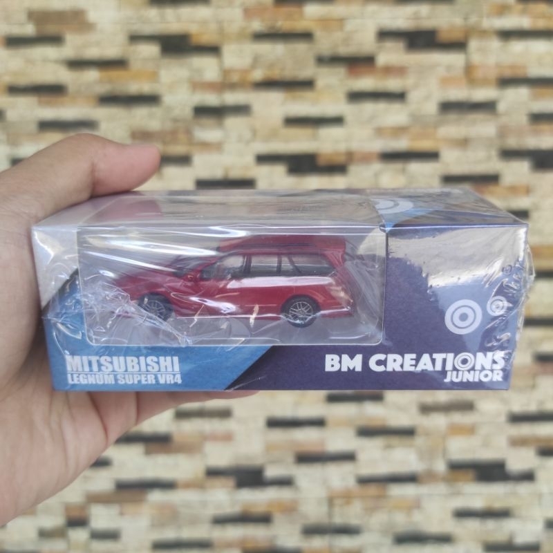 BMC 1/64 Mitsubishi Legnum Super VR4 Galant Wagon Red BM Creations