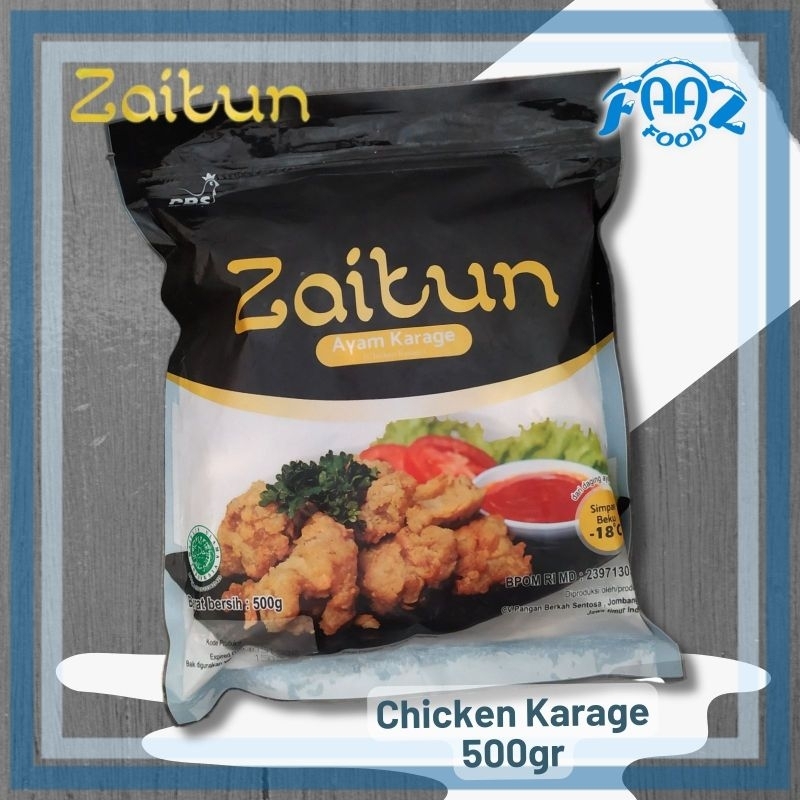 

Chicken Karage Zaitun 500gr (Ayam Karage, Ayam Fillet, Ayam Tepung)