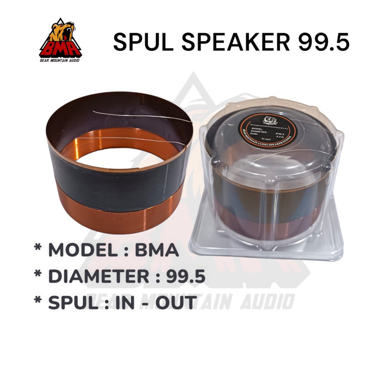Spull Sepul spool Speaker 99,5mm Coil In Out Original BMA