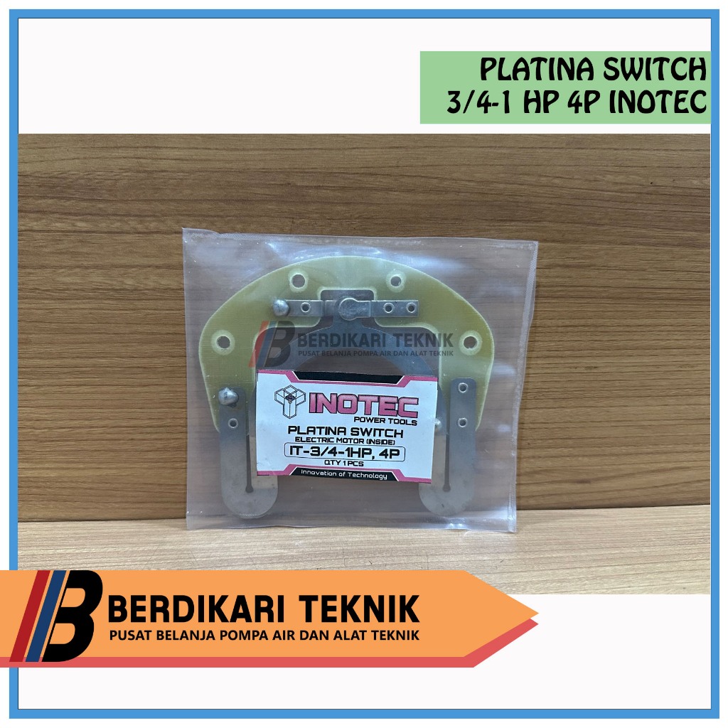 Platina Dinamo / Sparepart dinamo 1 phase 3/4 - 1 HP 4P INOTEC