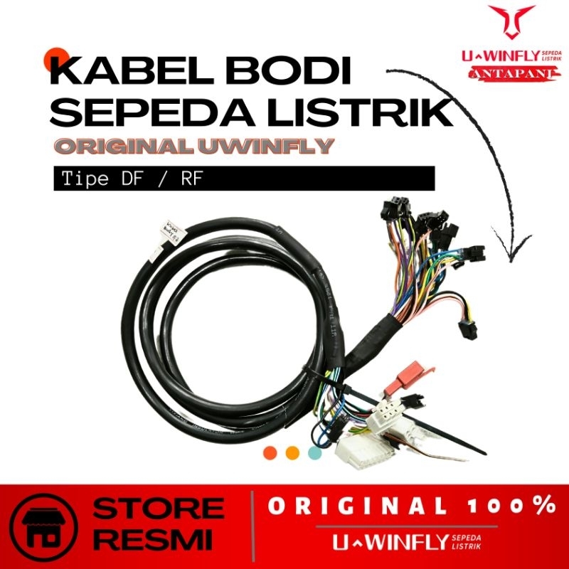 Kabel bodi sepeda listrik type DF/RF uwinfly original