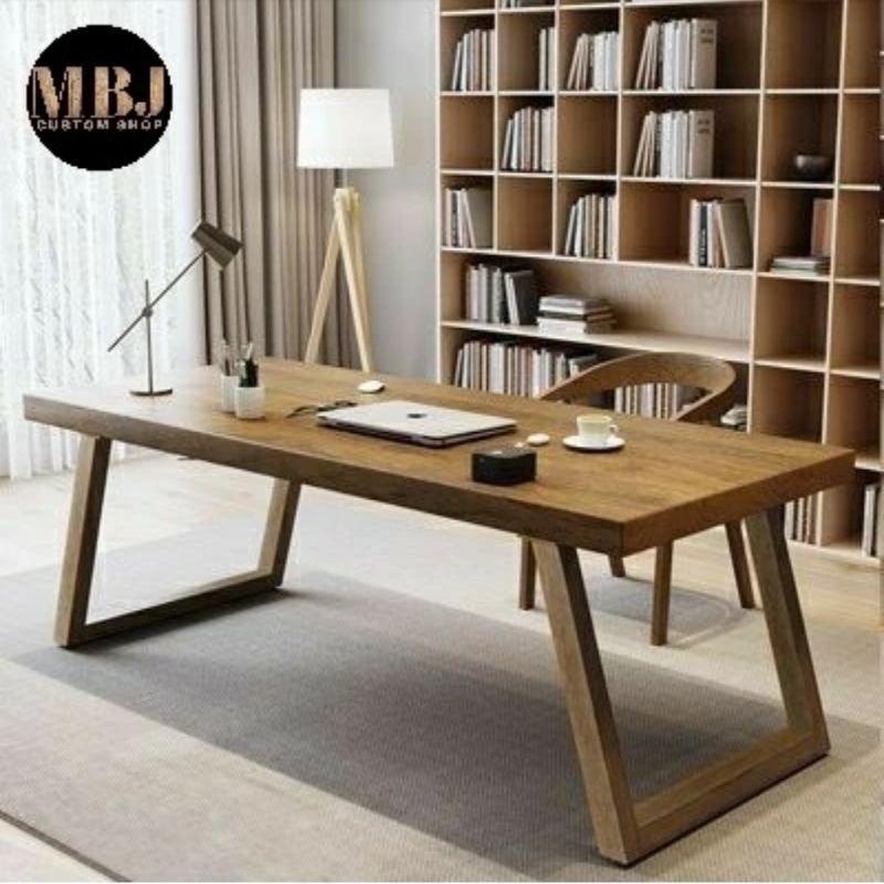 meja kerja  meja kantor meja kantor kayu asli 120×60×75