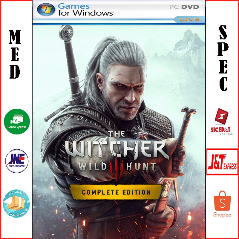 THE WITCHER 3 GOTY EDITION PC GAMES/DVD GAME GAMING LAPTOP KASET KOMPUTER CD GAME