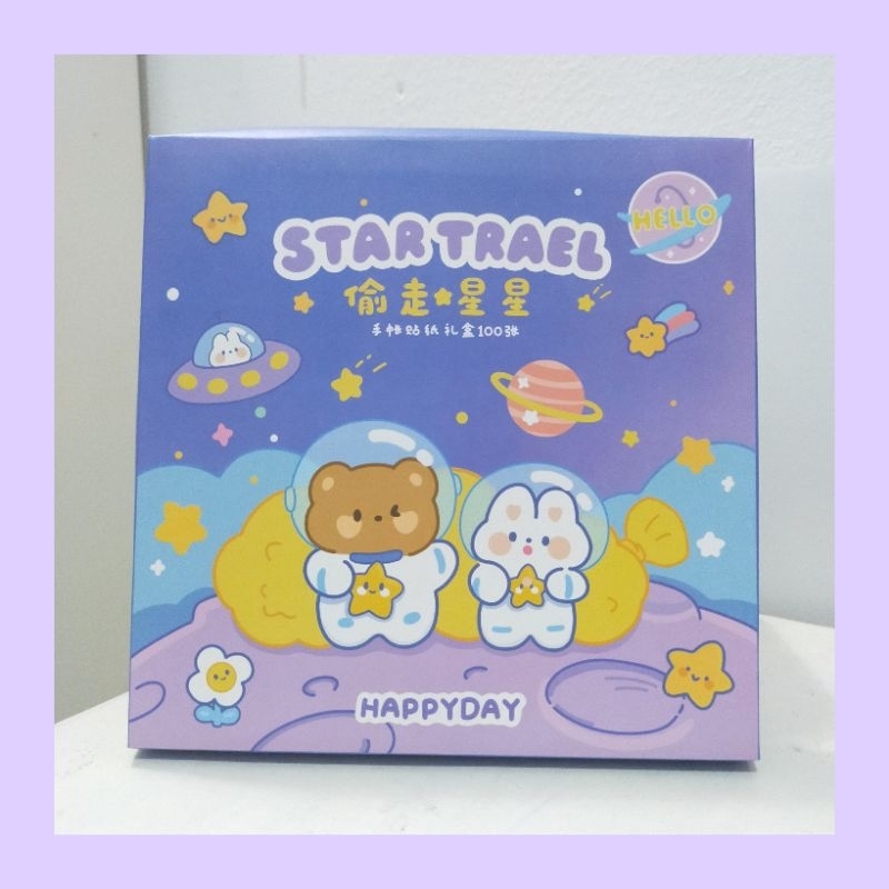 

Sticker Small Box isi 100 Pcs Aesthetic and Waterproof