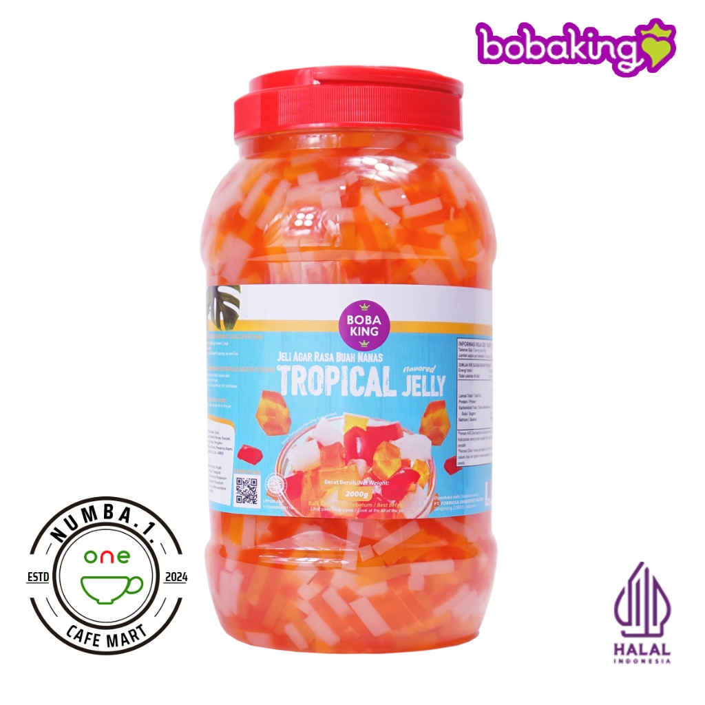 

2kg Bobaking Tropical Jelly (jelly dengan rasa tropikal)