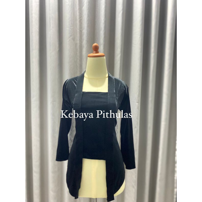 KEBAYA KUTUBARU BLUDRU HITAM (premium)