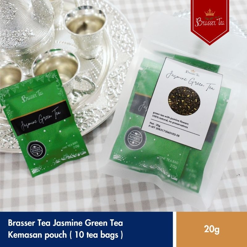 

Jasmine Green Tea | Teh Hijau dengan Bunga Jasmine Kemasan Pouch Isi 10 Sachet