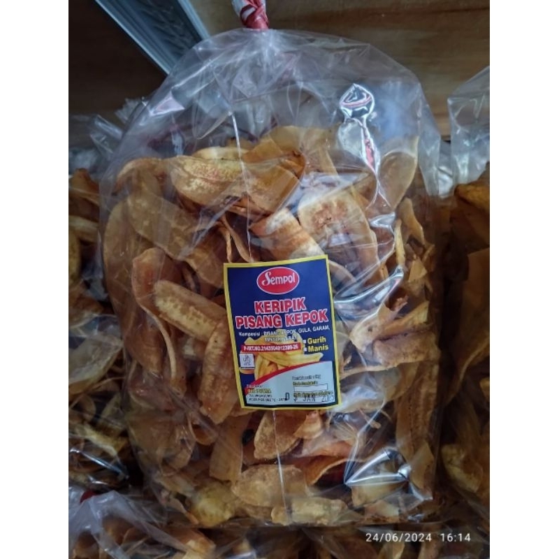 

Keripik Pisang Kepok Manis 250gr