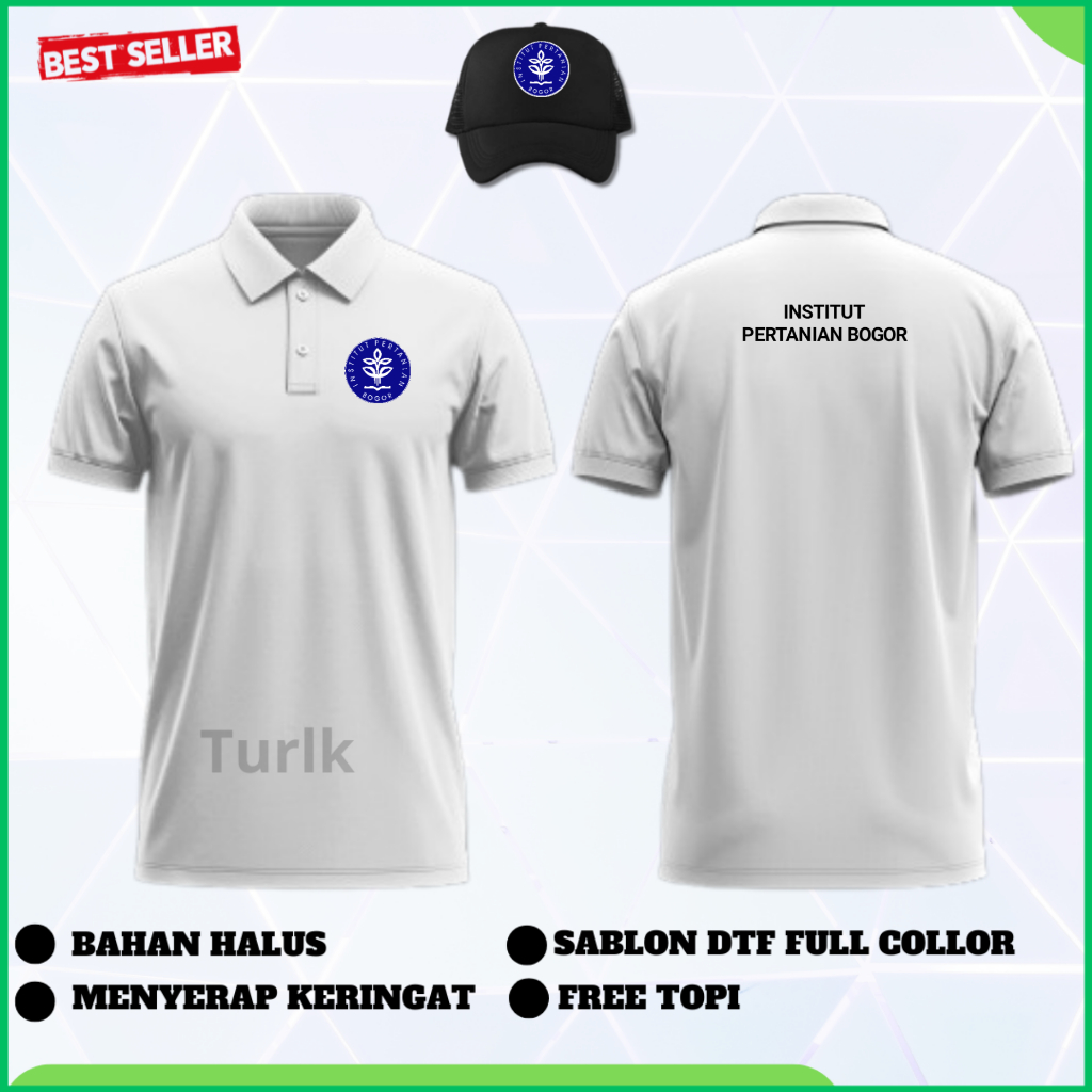 Baju IPB Baju Polo Institut Pertanian Bogor Poloshirt IPB Institut Pertanian Bogor