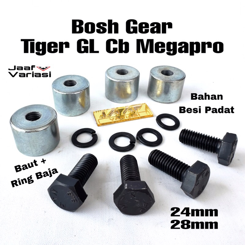 Bosh Gear Tiger Revo Megapro Primus Lama GL Pro Max Full Drat Besi Baut Baja