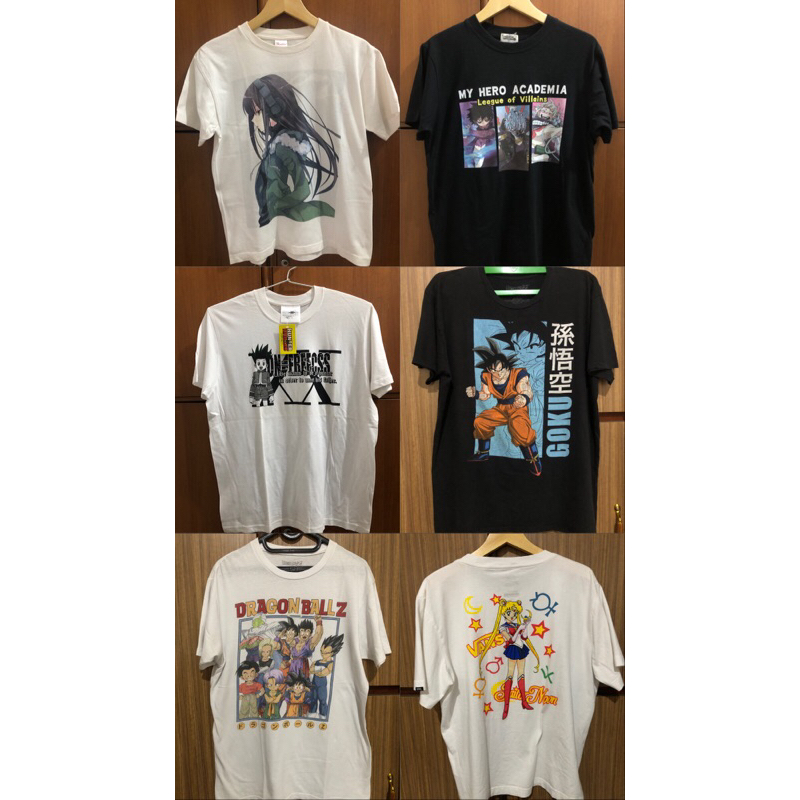 kaos anime vintage second