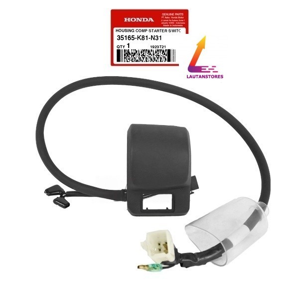35165-K81-N31  Rumah Saklar Tombol Starter Beat Street 35164-K81-N31 Rumah Kabel Gas Beat Street