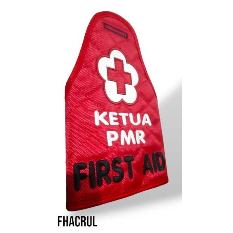 ban lengan PMR COSTUM / bordir tanam/untuk pesanan costum bisa chat admid